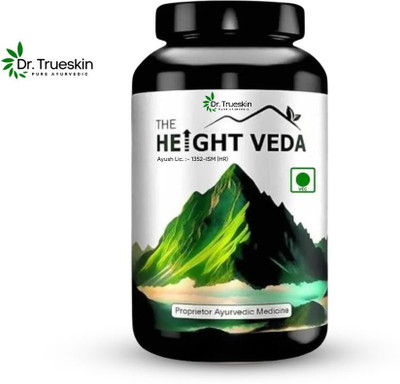 Dr.trueskin Height Veda Powder Teen Structure Aid Protein Supplement Plant-Based Protein(200 g, Unflavored)