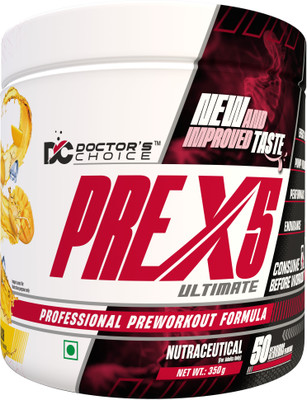 DOCTOR'S CHOICE PRE-X5 Pre-workout BCAA(350 g, Mango Slush)