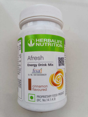HERBALIFE Afresh Energy Drink Cinnamon Flavour.(50 Gm) Energy Bars(50 g, CINNAMON)