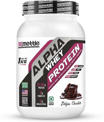 METTLE Alpha whey protein Whey Protein(1 kg, Belgian Chocolate)