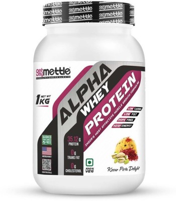 Mettle Alpha Whey Protein(1 kg, Kesar Pista Delight)