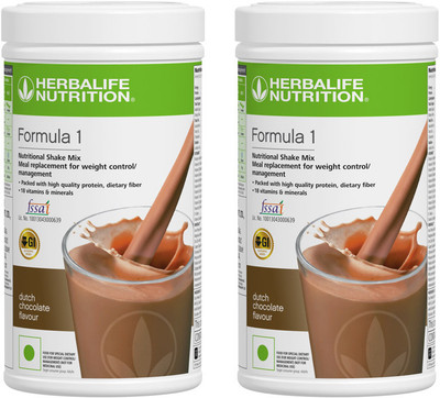 HERBALIFE Formula 1 shake mix Chcolate 500Gm(Pack of 2) Protein Shake(1000 g, CHOCOLATE)