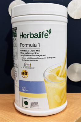 HERBALIFE Formula 1 Nutritional Shake Mix- Kulfi flavor 750gm Protein Shake(750 g, Kulfi)