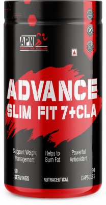 APN ADVANCE SLIM FIT 7+CLA CAPSULES | SUPPORT WEIGHT MANAGEMENT AND POWERFUL Weight Gainers/Mass Gainers(90 Capsules, No Flavor)