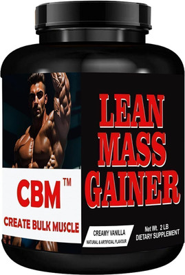 CBM Creamy Vanilla Lean Mass Gainer 2lb 950gm Weight Gainers/Mass Gainers(2 pounds, Creamy Vanilla)