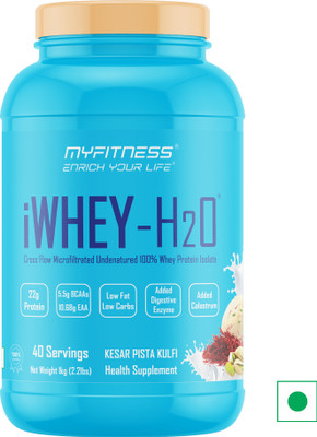 MYFITNESS ® iWhey H2O Kesar Pista Kulfi 1kg Whey Protein(1 kg, Kesar Pista Kulfi)
