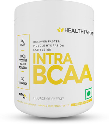 HEALTHFARM Intra Bcaa Powder For Energy & Endurance BCAA(180 g, Mango Berry)