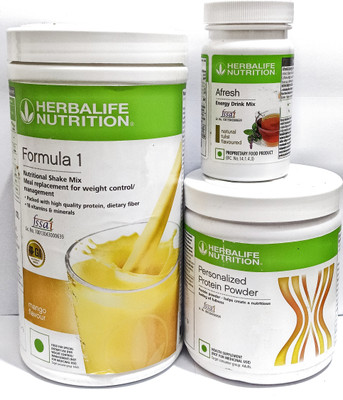HERBALIFE Formula 1 Mango 500g with Personalized Protein Powder 200g And Tulshi Afresh 50g Protein Blends(750 g, Mango, Tulshi)