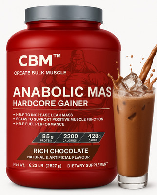 CBM ANABOLIC MASS GAINER Weight Gainers/Mass Gainers(3 kg, DELICIOUS RICH CHOCOLATE FLAVOR FOR WEIGHT GAIN)