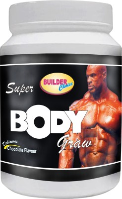 builder choice SUPER BODY GROW Weight Gainers/Mass Gainers(250 g, Chocolate)