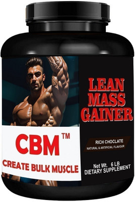 CBM LEAN MASS GAINER For Mucle Gain Weight Gainers/Mass Gainers(3 kg, Delicious Chocolate)