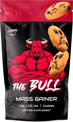 Kobra Labs The Bull Weight Gainers/Mass Gainers(1 kg, Cookies)