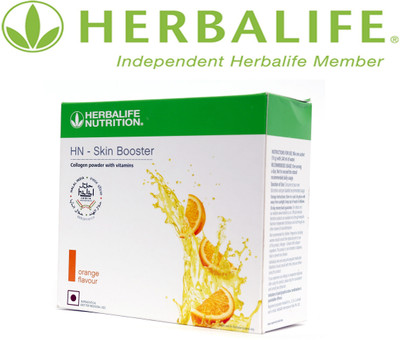 Herbalife Nutrition HN-skin booster - orange - 10gms - 30 sachets Plant-Based Protein(300 g, orange)