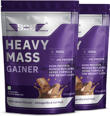 SOS Nutrition Whey Protein Powder 24g Per Serve, High Calories 5.5g BCAA, Herbs & Vitamins Weight Gainers/Mass Gainers(1 kg, Chocolate)