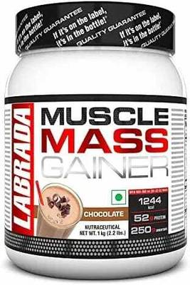 Labrada MUSCLE MASS GAINER 1KG(CHOCOLATE) Weight Gainers/Mass Gainers