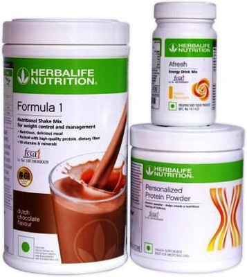 HERBALIFE Formula 1 shake Chocolate , protein 200gm, afresh lemon Protein Shake(900 g, Chocolate and lemon)