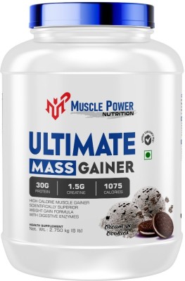 Muscle Power ULTIMATE MASS GAINER 2.7kg.(CREAM & COOKIES) Weight Gainers/Mass Gainers(2700 g, CREAM & COOKIES)