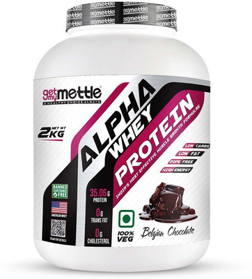 METTLE Alpha whey protein Whey Protein(2 kg, Belgian Chocolate)
