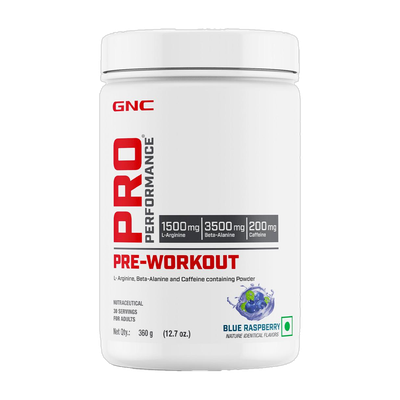 GNC Pro Performance Pre Workout(360 g, Blue Raspberry)
