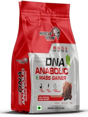 Muscle Garage DNA ANABOLIC MASS GAINER 10LBS HIGH PROTEIN Weight Gainers/Mass Gainers(4.5 kg, CHOCOLATE)