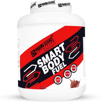 Pharma Science Smart Body Fuel Mass Gainer High Protein Powder 6lbs Weight Gainers/Mass Gainers(2.75 kg, STRAWBERRY)