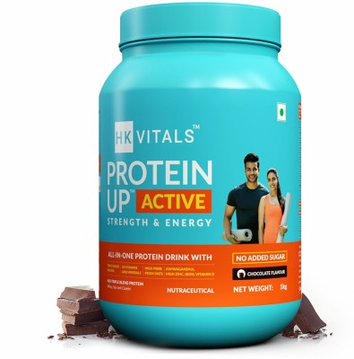 HEALTHKART HK Vitals ProteinUp Active, for Energy & Immunity Whey Protein(1 kg, Chocolate)