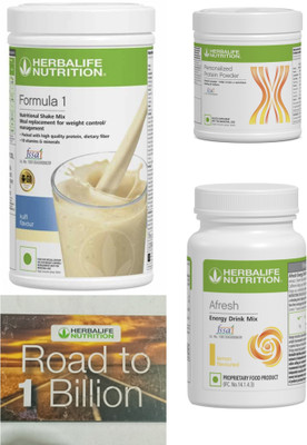 HERBALIFE Formula 1 Kulfi , PP Powder 200 G , Afresh Energy Mix - Lemon Protein Shake(750 g, kulfi aur lemon)