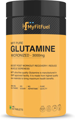 MyFitFuel L-Glutamine (1000 Mg) 60 Capsules Glutamine  (60 No, Unflavored) For Rs. 32 @ 86 %