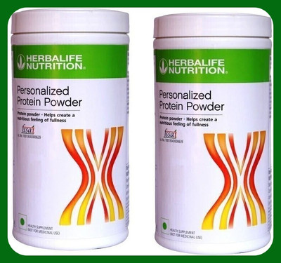 Herbal Nutrition Life Personalized Protein Powder 400 Gram For muscles gain and weight loss 2 PCS PACK Protein Blends(900 g, Banana)