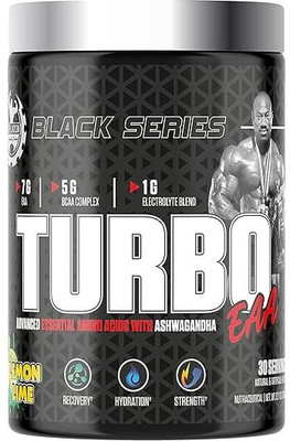 dexter jackson Black Series Turbo EAA Advance Essential Amino Acids With Ashwagandha EAA (Essential Amino Acids)(345 g, Lemon Lime)