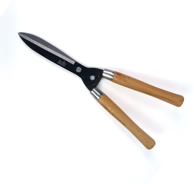 Bloom Buddy Wooden Handle Grass Hand Cutter Premium Non Slippery Bypass Pruner(Manual)