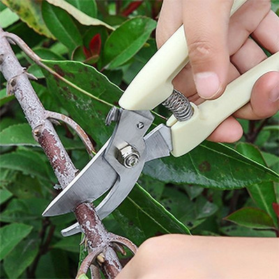 Axteno Garden Sharp Cutter Pruners Scissor with grip-handle Heavy Duty Plant Cutter Garden Sharp Cutter Pruners Scissor with grip-handle Heavy Duty Plant Cutter Bypass Pruner(Manual)