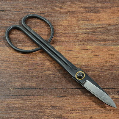 Urancia 20cm Bonsai Tools Long Handle Scissors Garden Pruning Shears 20cm Bonsai Tools Long Handle Scissors Garden Pruning Shears Ratchet Pruner(Manual)