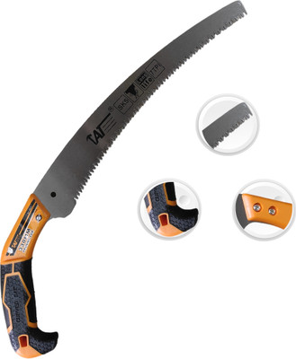 Pruning Saw TAT_C_P_S_B_102 Pruning Saw | Tree Pruner With Rubber Handle| Hand-powered| Pruner (Manual) Bypass Pruner(Manual)