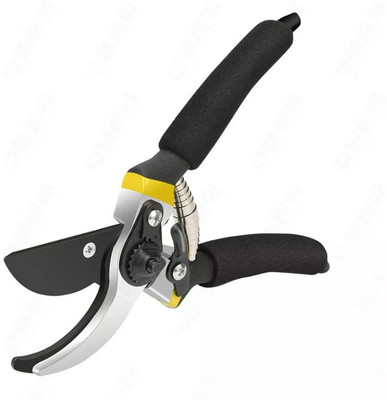 MESWAN Premium Professional Gardening Tools Garden Sharp Scissors Plant Branch Cutter Pruner with grip-handle 8-inch Pruning Shears Bypass Pruner(Manual)