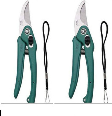AGT PruningShearCutterwithSafetyLock-EssentialGardeningTool orPreciseandSafeTrimming Pruning Scissors Hedge Shears with Long Wooden Handle for Garden Bypass Pruner(Manual)