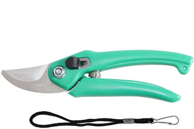TruTool 0465_flower_cut_any Garden Shears Pruners Scissor Pruning Shear Cutter with Safety Lock Pruning Plant Bypass Secateurs Branch Trimmer, Flower Leaf Cutting Cutter Carbon Steel Blade Ratchet Pruner Bypass Pruner(Manual)