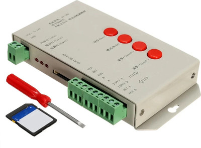 GoodsBazaar K-1000C (T-1000S Updated) 5-24V Addressable LED Strip Programmable Pixel Control 100 Watts Computer PSU with 2 SATA Cables(Ivory)
