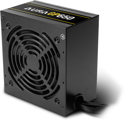 GAMDIAS AURA GP650 EFFICIENT POWER SUPPLY 650 Watts Computer PSU with 4 SATA Cables(Black)