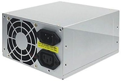 DEVBHOOMI DB-450 Watts SMPS Power Supply Compliant with ATX 12V, 20/24 Pin Main Power. 450 Watts PSU(Silver)