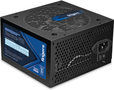 FINGERS BoxIron 700 Watts Computer PSU with 7 SATA Cables(Black)