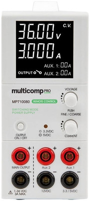 Multicomp pro Bench Top Remote Programmable Switching mode MP710081 power supply 113 Watts Computer PSU with 0 SATA Cables(White)