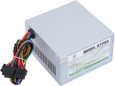 KiTech KTPS5 Power Supply 500 Watts Computer PSU with 2 SATA Cables(Grey)
