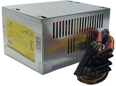 ZEBRONICS SMPS ZEB-N450W (DSATA) 450 Watts Computer PSU with 2 SATA Cables(Silver)