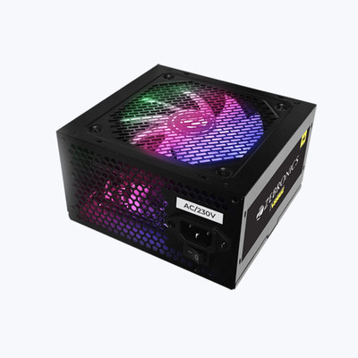 ZEBRONICS VS550Z RGB 550 Watts Gaming PSU with 4 SATA Cables(BALCK)
