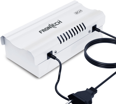 Frontech 8 Channel CCTV 12V DC Output Power Supply | Metal Body | Input AC 150~275V | 41.7 Watts Server PSU with 2 SATA Cables(White)