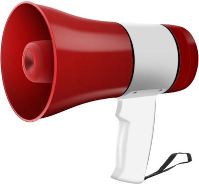 GoodsBazaar Handheld ABS Body Rechargeable Megaphone Loudspeaker Bluetooth Speaker Sound Megaphone-EAS619U Indoor, Outdoor PA System(1 W)