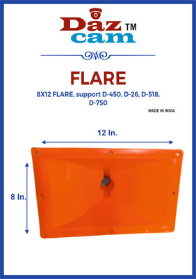 Daz Cam Brand 8X12 FLARE, support D-450, D-26, D-518, D-750 Outdoor PA System(30 W)
