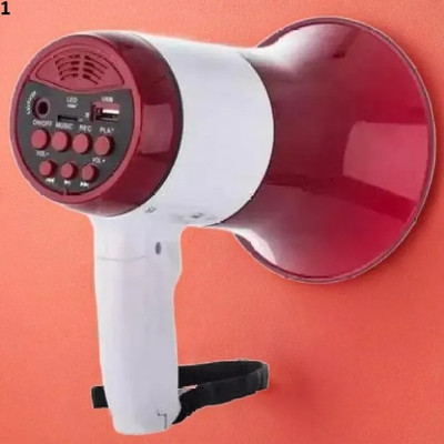 Bydye A1254 Mic 11 Powerful and Lightweight Loud Megaphone Speaker with Built In Mic Indoor, Outdoor PA System(1000 W)