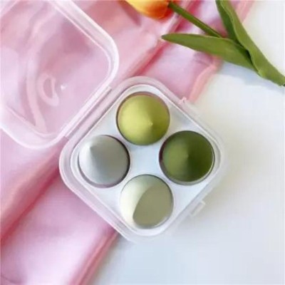 MEDHILE 4 in1 Makeup Perfecting Sponge Puff Beauty Blender with Storage Box